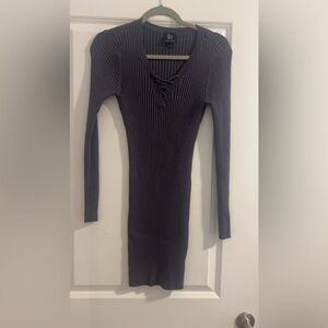 Long sleeve crochet dress